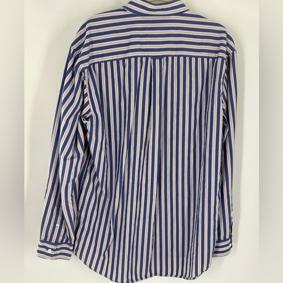 RM Williams Longhorn Men's New 100% Cotton Long-Sleeved Blue Reg Fit Shirt L - Picture 7 of 9